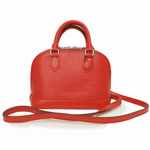 Louis Vuitton Alma Shoulder Bag Crossbody Epi Leather Red